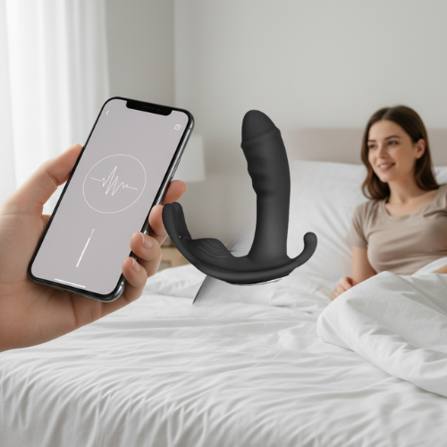 App-Controlled Air Pulse Clitoral Stimulator