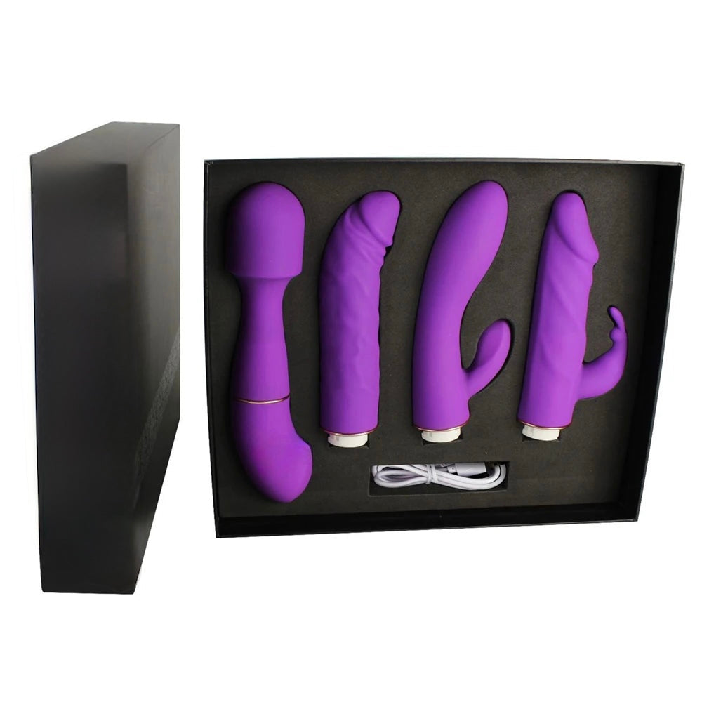 4-in-1 Rechargeable Vibrator Set for Women