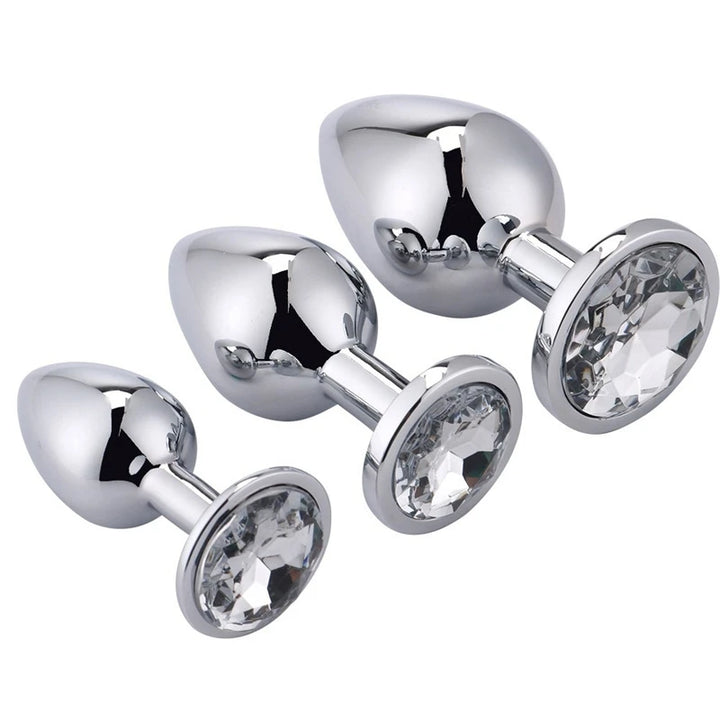 Metal Anal Plug Set – 3 Sizes Included
